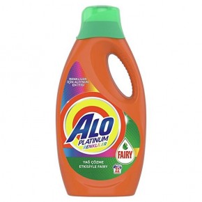 Alo Platinum Fairy Effect 22 Wash Colored Liquid Laundry Detergent