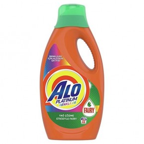 Alo Platinum Fairy Effect 22 Wash Colored Liquid Laundry Detergent