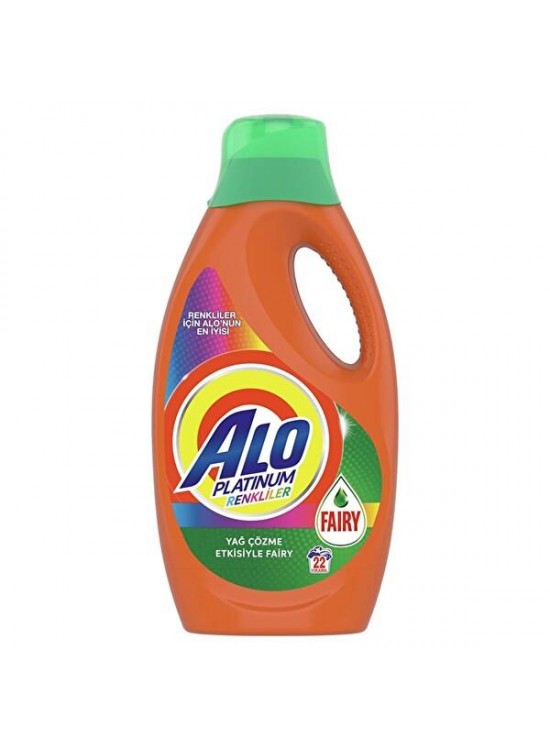 Alo Platinum Fairy Effect 22 Wash Colored Liquid Laundry Detergent