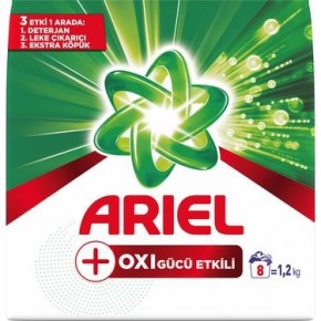 Ariel Oxi 1,2 Kg Laundry Powder Detergent with Stain Remover Effect