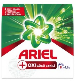 Ariel Oxi 1,2 Kg Laundry Powder Detergent with Stain Remover Effect