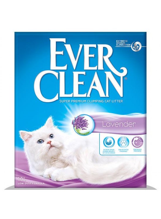 Ever Clean Lavender Lavender Scented Clumping 10 lt Cat Litter