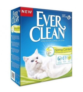 Ever Clean Spring Garden Clumping Cat Litter With Floral Scent 10 Liters