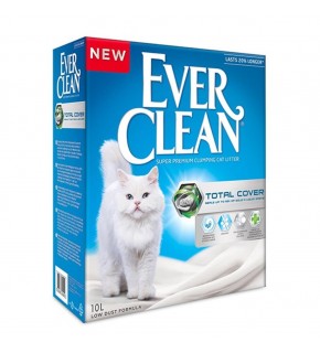 Ever Clean Total Cover Uzun Ömürlü Topaklanan Kedi Kumu 10 Litre