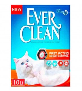 Ever Clean Fast Acting Natural Herbal Extract Fast Clumping Cat Litter 10 L