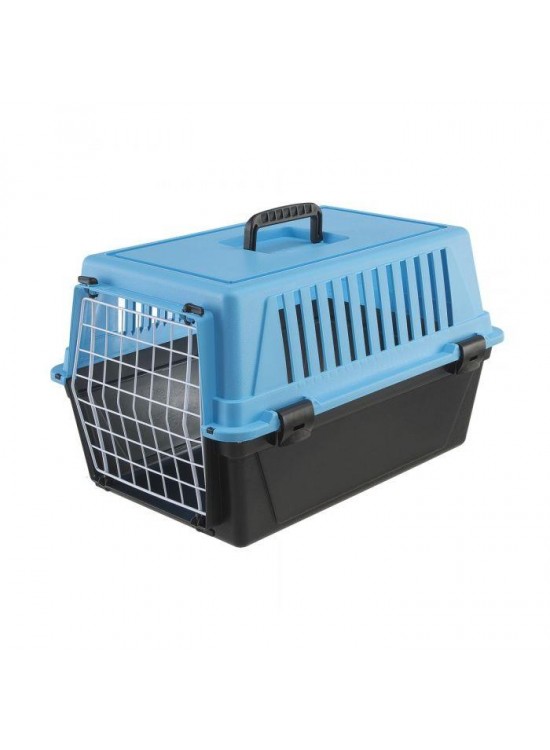 Ferplast Atlas 10 Cat Dog Transport Cage Blue