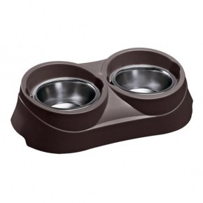 Ferplast Duo Feed 03 Double Food Water Bowl Set