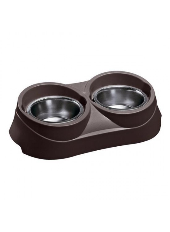 Ferplast Duo Feed 03 Double Food Water Bowl Set