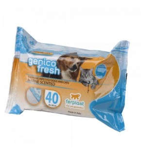 Ferplast Genico Fresh Kedi Köpek Temizlik Mendili Marine Kokulu