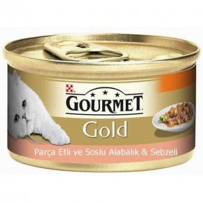 Gourmet Gold Alabalıklı Kedi Konservesi 85 Gr x 12 Adet