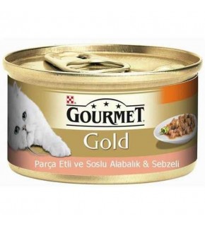 Gourmet Gold Alabalıklı Kedi Konservesi 85 Gr x 12 Adet