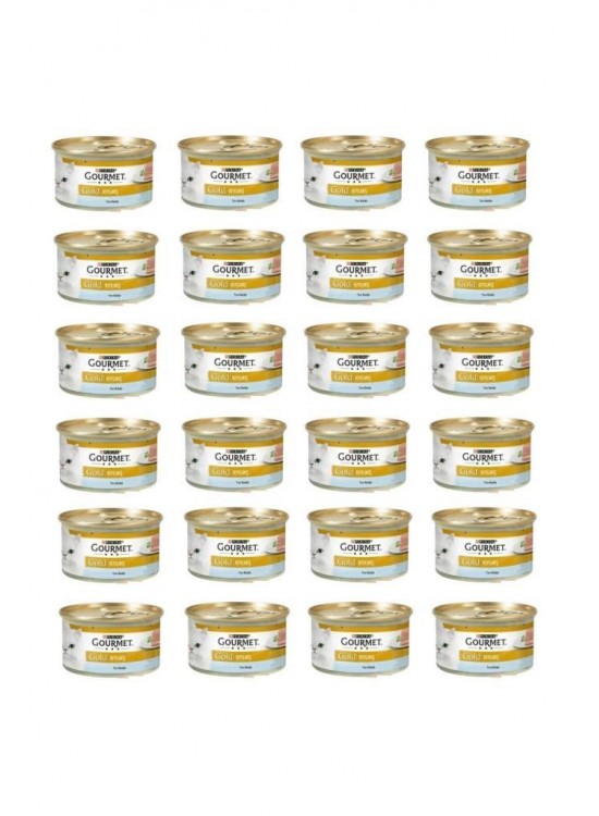 Gourmet Gold Canned Cat with Chopped Tuna 85 gr X 24 Pieces