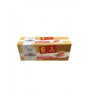 Gourmet Gold Sığır Etli Kıyılmış Yetişkin Kedi Maması 85 gr 6 Al 5 Öde!