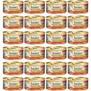Gourmet Gold Beef and Chicken Adult Cat Canned Food 24 x 85 gr