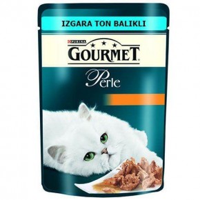 Gourmet Perle Canned Cat with Grilled Tuna 85 Gr 24 pcs