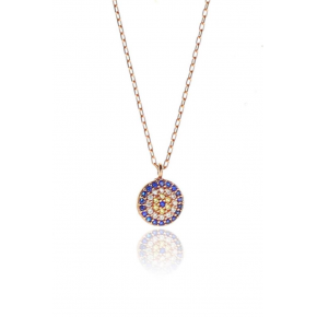 Silver Evil Eye Necklace