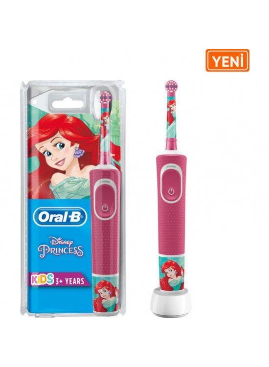 Oral-B D100 Princess Özel Seri Çocuklar İçin Şarj Edilebilir Diş Fırça