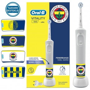 Oral-B D100 Rechargeable Toothbrush Fenerbahçe Fan Pack