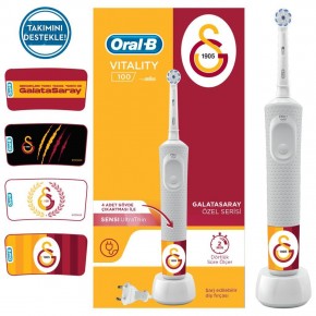 Oral-B D100 Rechargeable Toothbrush Galatasaray Fan Pack