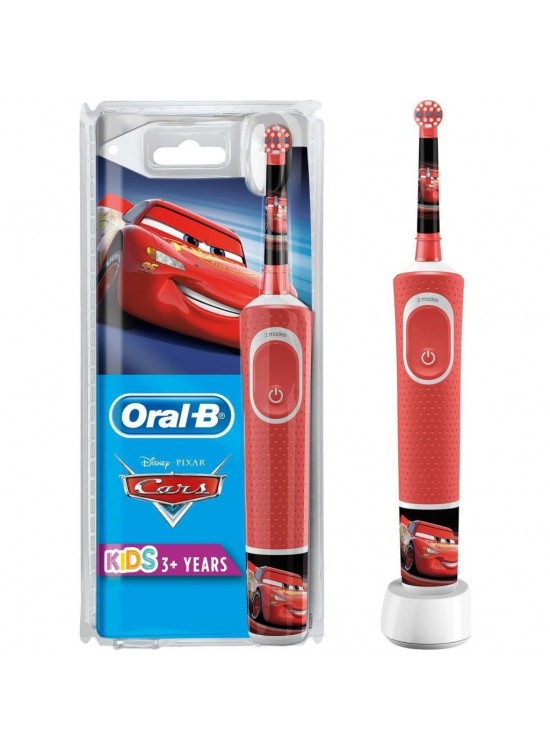 Oral-B D100 Vitality Cars Rechargeable Kids Toothbrush