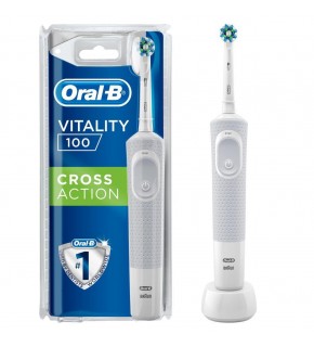 Oral-B Vitality 100 Cross Action White Electric Toothbrush