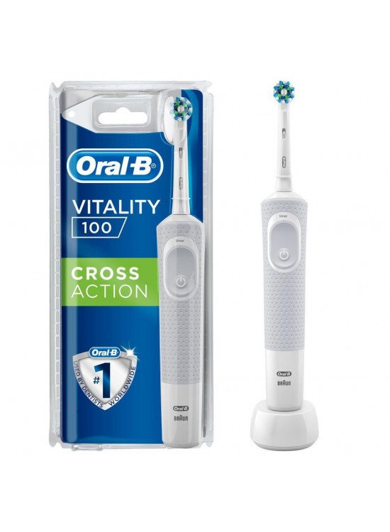 Oral-B Vitalıtiy 100 Cross Action White Elektrikli Diş Fırçası 