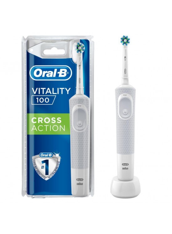 Oral-B Vitality 100 Cross Action White Electric Toothbrush