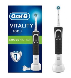 Oral-B Vitality 100 Cross Action Siyah Şarjlı Diş Fırçası