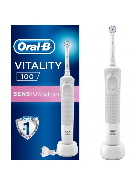 Oral-B Vitality 100 Sensi Ultra Thin Şarj Edilebilir Diş Fırçası