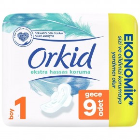 Orkid Extra Sensitive Protection Normal Economic Package 9 Pads
