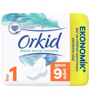 Orkid Extra Sensitive Protection Normal Economic Package 9 Pads