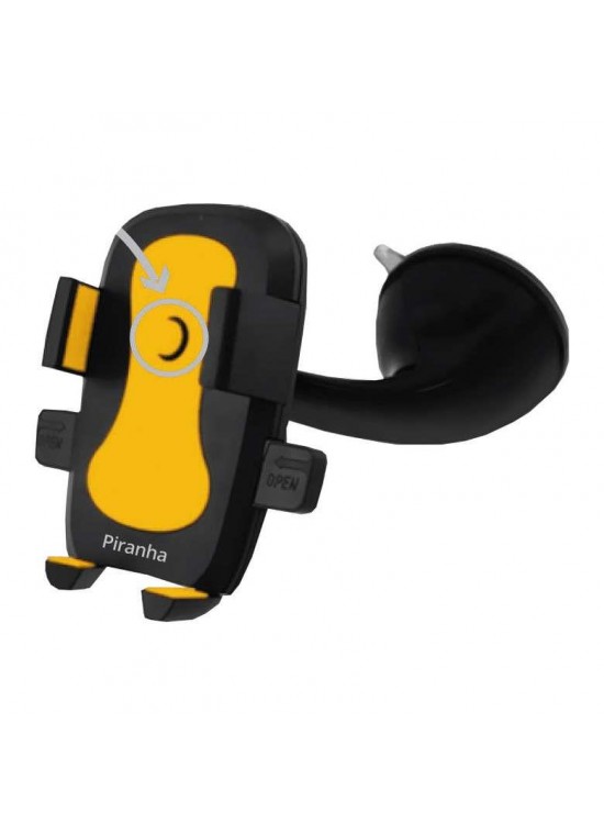 Piranha 5418 Car Telephone Holder Yellow