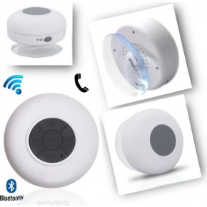 Piranha 7803 Bluetooth Wireless Waterproof Speaker White
