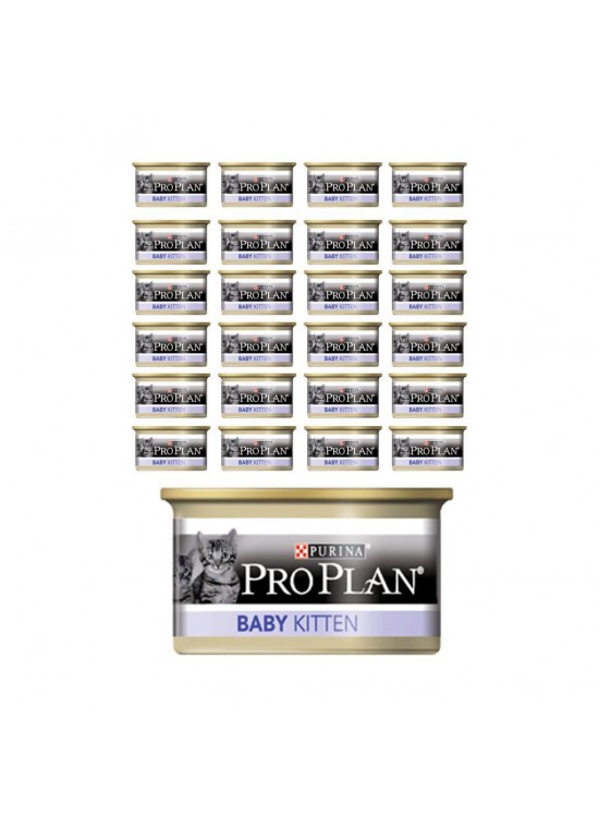 Pro Plan Baby Kitten Chicken Meat Kitten Age Cat Food 85 Gr X 24 Pcs