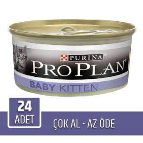 Pro Plan Baby Kitten Chicken Meat Kitten Age Cat Food 85 Gr X 24 Pcs