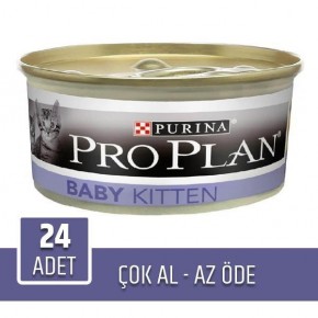 Pro Plan Baby Kitten Tavuk Etli Yavru Yaş Kedi Maması 85 Gr X 24 Adet