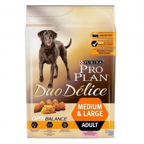 Pro Plan Duo Delice Parça Somon Balıklı Medium Large Köpek Maması 10 Kg