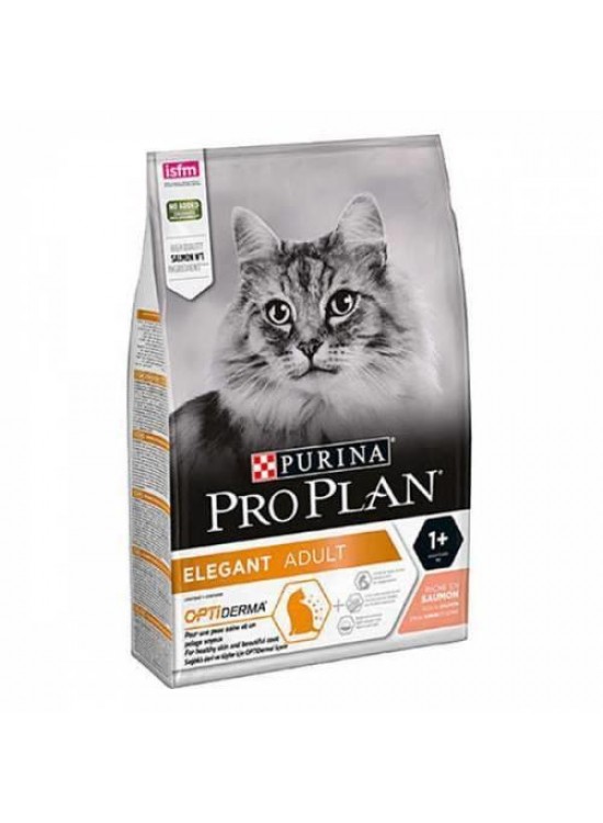 Pro Plan Elegant Derma Adult Dry Cat Food with Salmon 10 kg