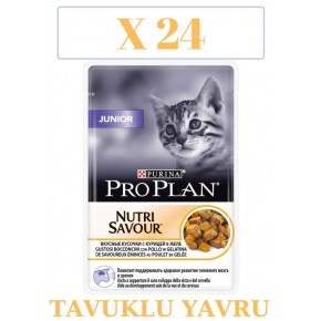 Pro Plan Junior Chicken Kitten Cans 26 Pieces x 85 Gr