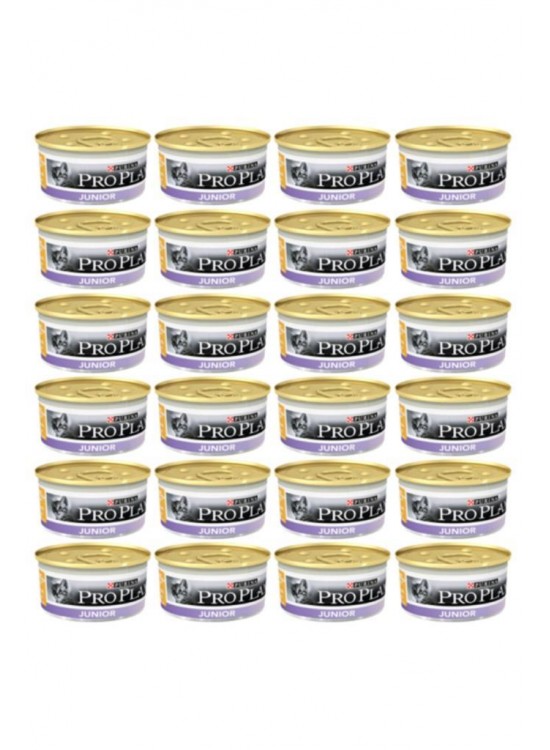 Pro Plan Junior Kitten Cans 24 Pcs x 85 Gr