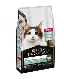 Pro Plan Liveclear Kısırlaştırılmış Yaşlı Kedi Maması Hindili 1,4 kg