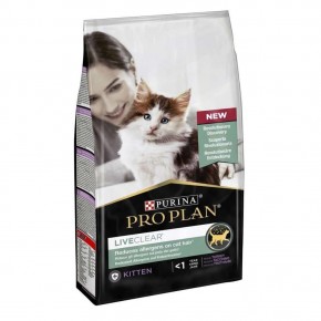 Pro Plan Liveclear Kitten Food With Turkey 1.4 kg