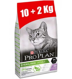 Pro Plan Salmon Sterilized Dry Cat Food 10+2 Kg