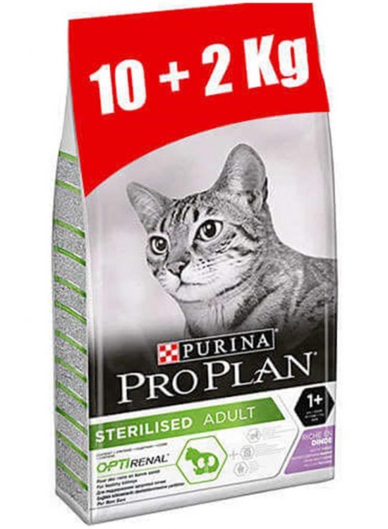 Pro Plan Salmon Sterilized Dry Cat Food 10+2 Kg