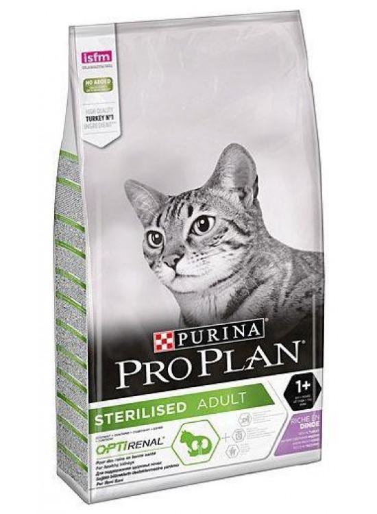 Pro Plan Sterilized Turkey Neutered Cat Food 10 kg