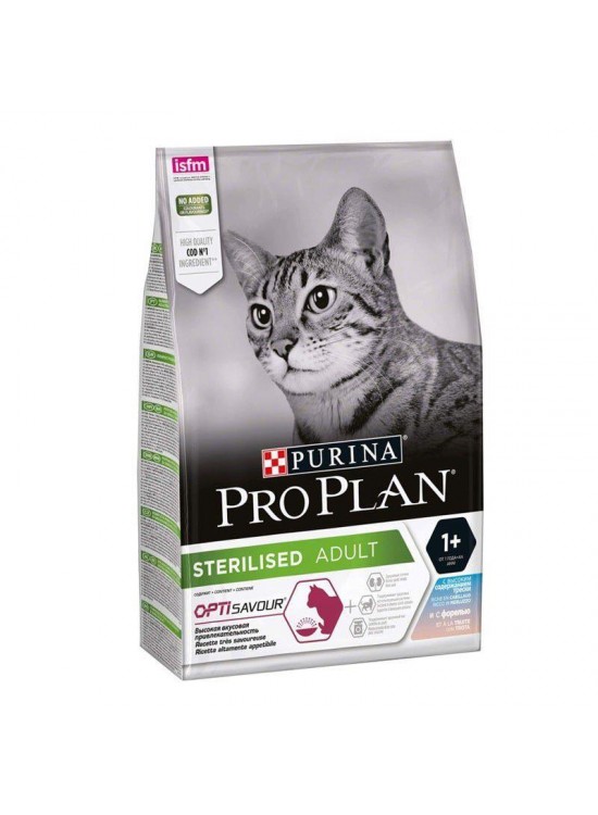 Pro Plan Sterilised Kısırlaştırılmış Kedi M. Morina ve Alabalıklı 10KG