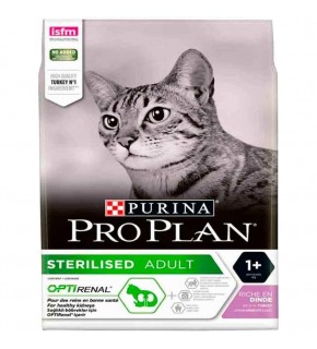 Pro Plan Sterilized Sterilized Chicken and Turkey Cat Food 3 kg