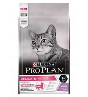 Proplan Delicate Seçici Kediler Için Hindili Kedi Maması 3 kg 