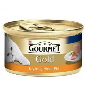 Purina Gourmet Gold Kıyılmış Hindili Kedi Konservesi 24 Adet x 85 Gr