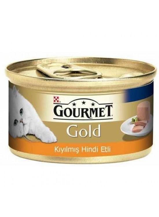 Purina Gourmet Gold Kıyılmış Hindili Kedi Konservesi 24 Adet x 85 Gr